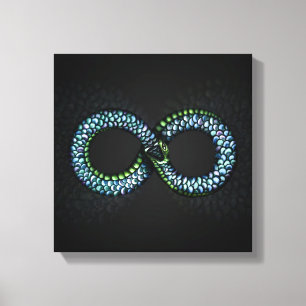 Ouroboros  -Infinity Canvas Print