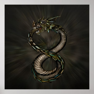 Ouroboros - Infinity Dragon Poster