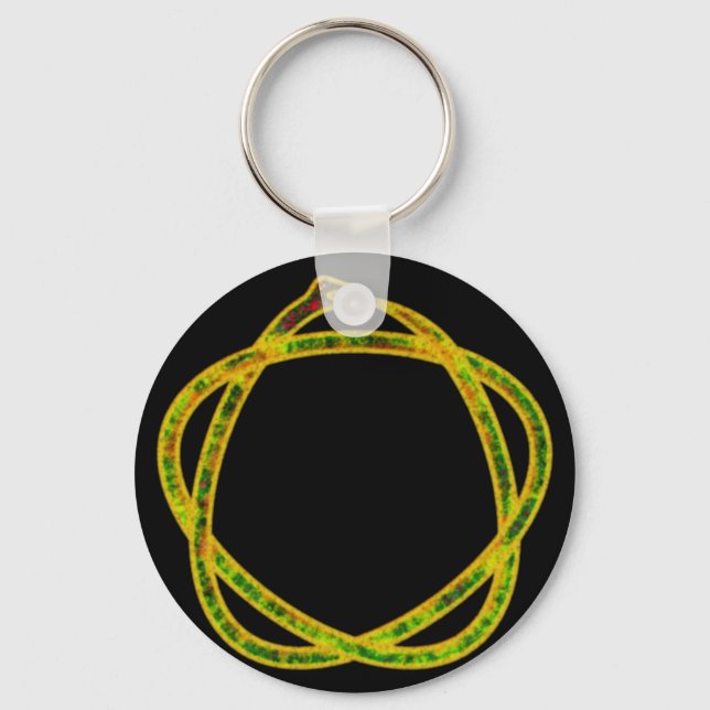 Ouroboros Pentagramm Key Ring (Front)