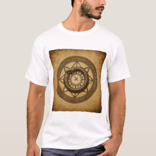 Ouroboros T-Shirt Alchemical Serpent & Rune Design
