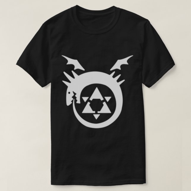 Ouroboros Tattoo Homuculus T-Shirt (Design Front)