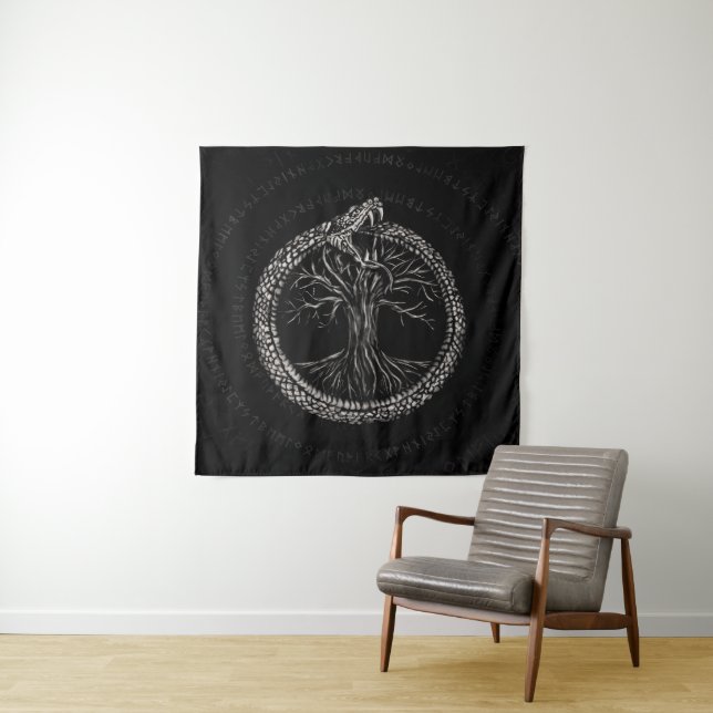 Ouroboros with Tree of Life Tapestry (In Situ)