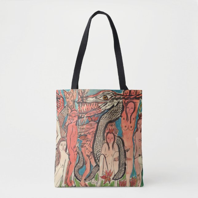 Ourobouric Echoes TOTE BAG (Front)