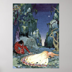 Ourson and Violette by Virginia Frances Sterrett Poster
