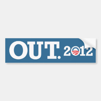 OUT. 2012 Bumper Sticker