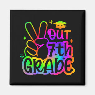 Out 7th Grade 2024 Graduate Happy Last Day Of Scho Magnet