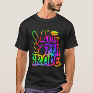 Out 7th Grade 2024 Graduate Happy Last Day Of Scho T-Shirt
