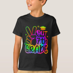 Out 7th Grade 2024 Graduate Happy Last Day Of Scho T-Shirt