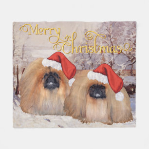 Out and About Christmas Fleece Blanket
