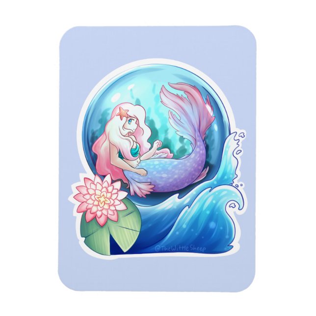 Out at Sea Magnet (Vertical)