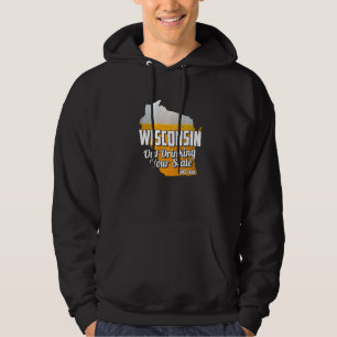 Out Drinking Your State Since 1848 Beer Wisconsin Hoodie