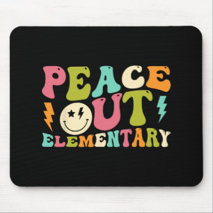 Out Elementary Groovy Graduation Last Day Of Schoo Mouse Mat