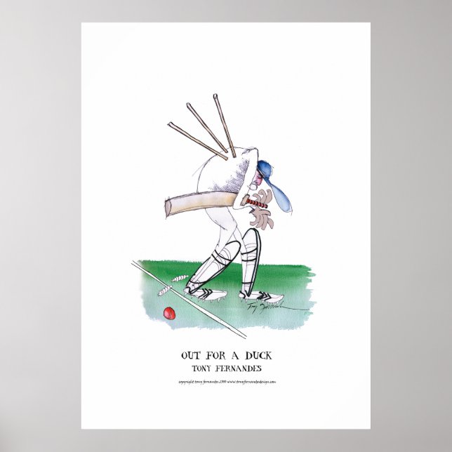 out for a duck, tony fernandes poster (Front)