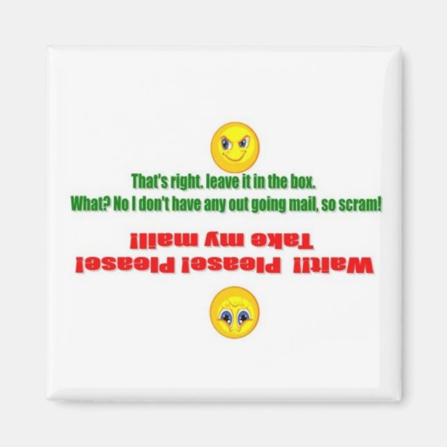 out going mail magnet (Front)