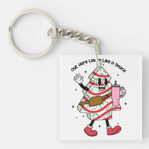 Out Here Lookin Like A Snack - Boujee Christmas Key Ring