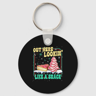 Out Here Lookin' Like A Snack Christmas Cakes Debb Key Ring