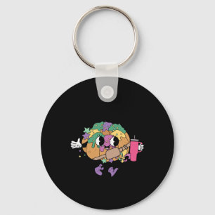 Out Here Looking Like A Snack Funny Boujee King Ca Key Ring