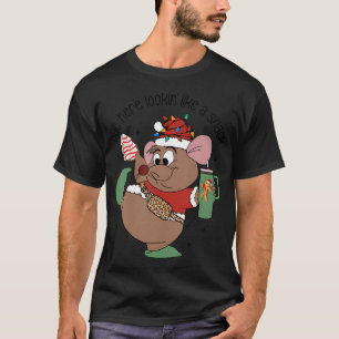 Out Here Looking Like A Snack Funny Mouse Christma T-Shirt