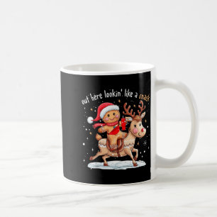 Out Here Looking Like A Snack Funny Xmas Gingerbre Coffee Mug