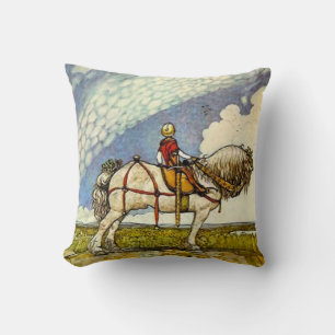 “Out Into the Wide World” by John Bauer Cushion
