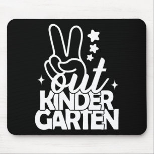 Out Kindergarten Grad Last Day Of School Teacher K Mouse Mat