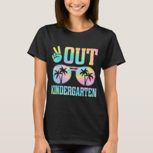 Out Kindergarten Last Day Of School Graduation Gif T-Shirt
