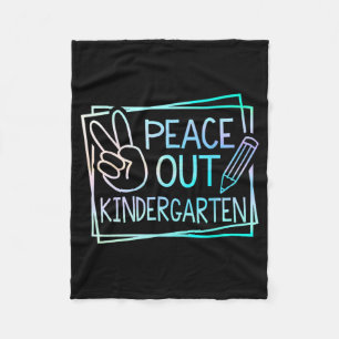 Out Kindergarten Last Day Of School Summer Break 2 Fleece Blanket