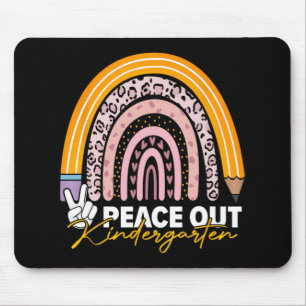 Out Kindergarten Last Day Of School Teacher Studen Mouse Mat