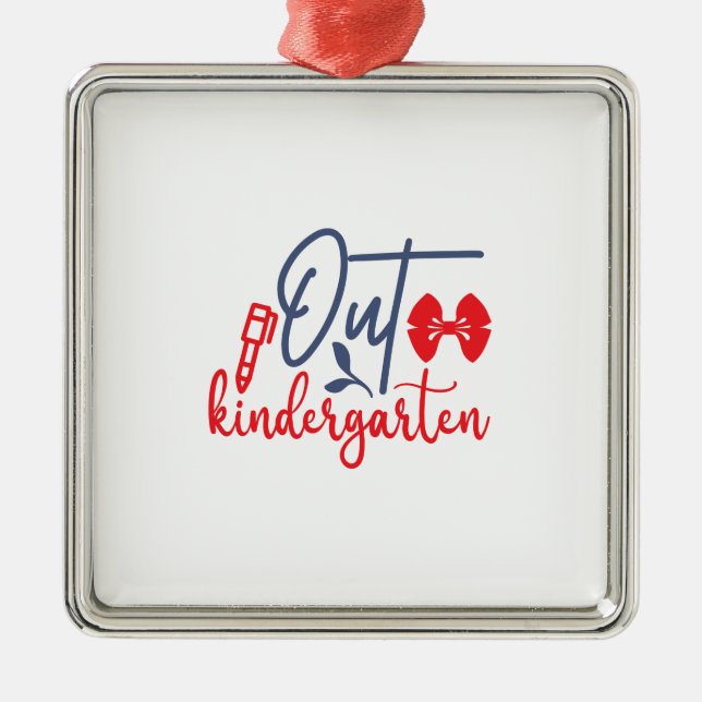 Out Kindergarten Metal Tree Decoration (Front)