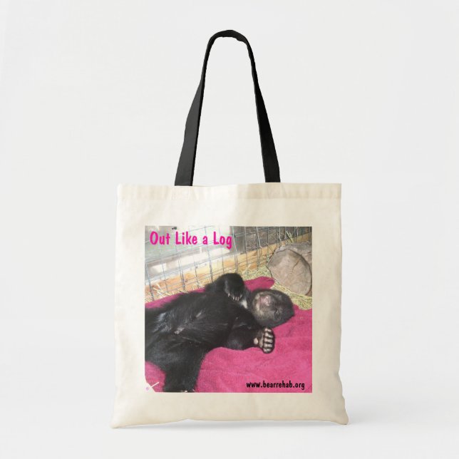 Out Like a Log Tote Bag (Front)