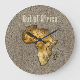 Out of Africa Large Clock