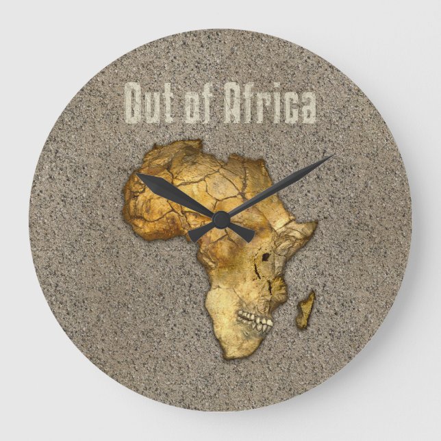Out of Africa Large Clock (Front)