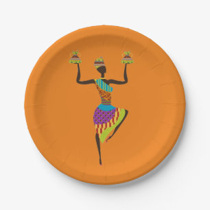 Out of Africa theme dinner party Paper Plate
