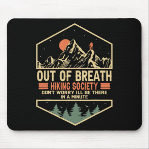 Out Of Breath Hiking Society 1 Mouse Mat