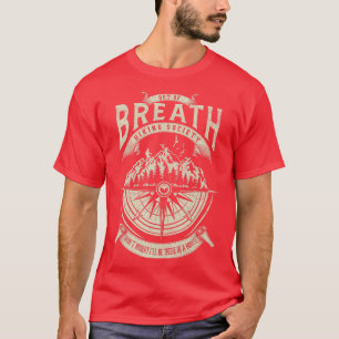 Out Of Breath Hiking Society For Men Vintage Hiki T-Shirt