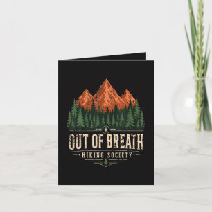 Out Of Breath Hiking Society Holiday Card