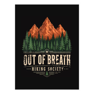 Out Of Breath Hiking Society Photo Print
