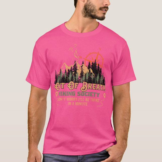 Out Of Breath Hiking Society T-Shirt (Front)