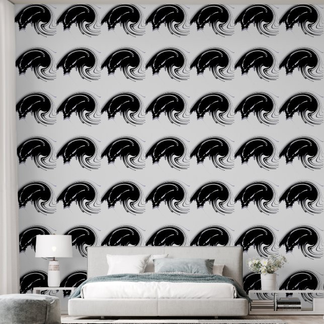 Out of Control Fractal Canvas Wrapped Print Wallpaper (Bedroom)
