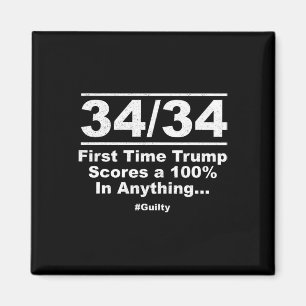 Out Of First Time Trump Scores 100% Ny Trial Guilt Magnet