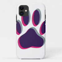 Out of Focus Dog Paw Print