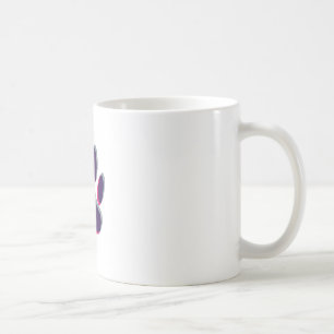 Out of Focus Dog Paw Print Coffee Mug