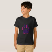 Out of Focus Dog Paw Print T-Shirt (Front Full)