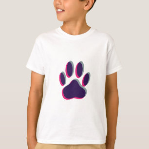 Out of Focus Dog Paw Print T-Shirt