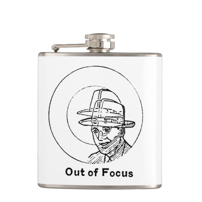 Out of Focus. Photographer's Flask (Front)