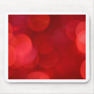 Out of Focus Red Lights Circles Mouse Mat