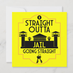 Out Of Jail Prison Release Gift  Card