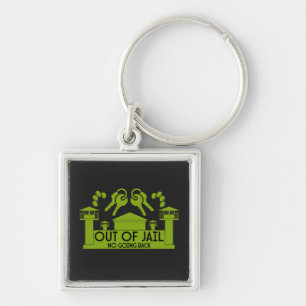 Out Of Jail Prison Release Gift Key Ring