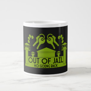 Out Of Jail Prison Release Gift Large Coffee Mug