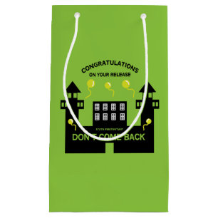 Out Of Jail Prison Release Gift Small Gift Bag